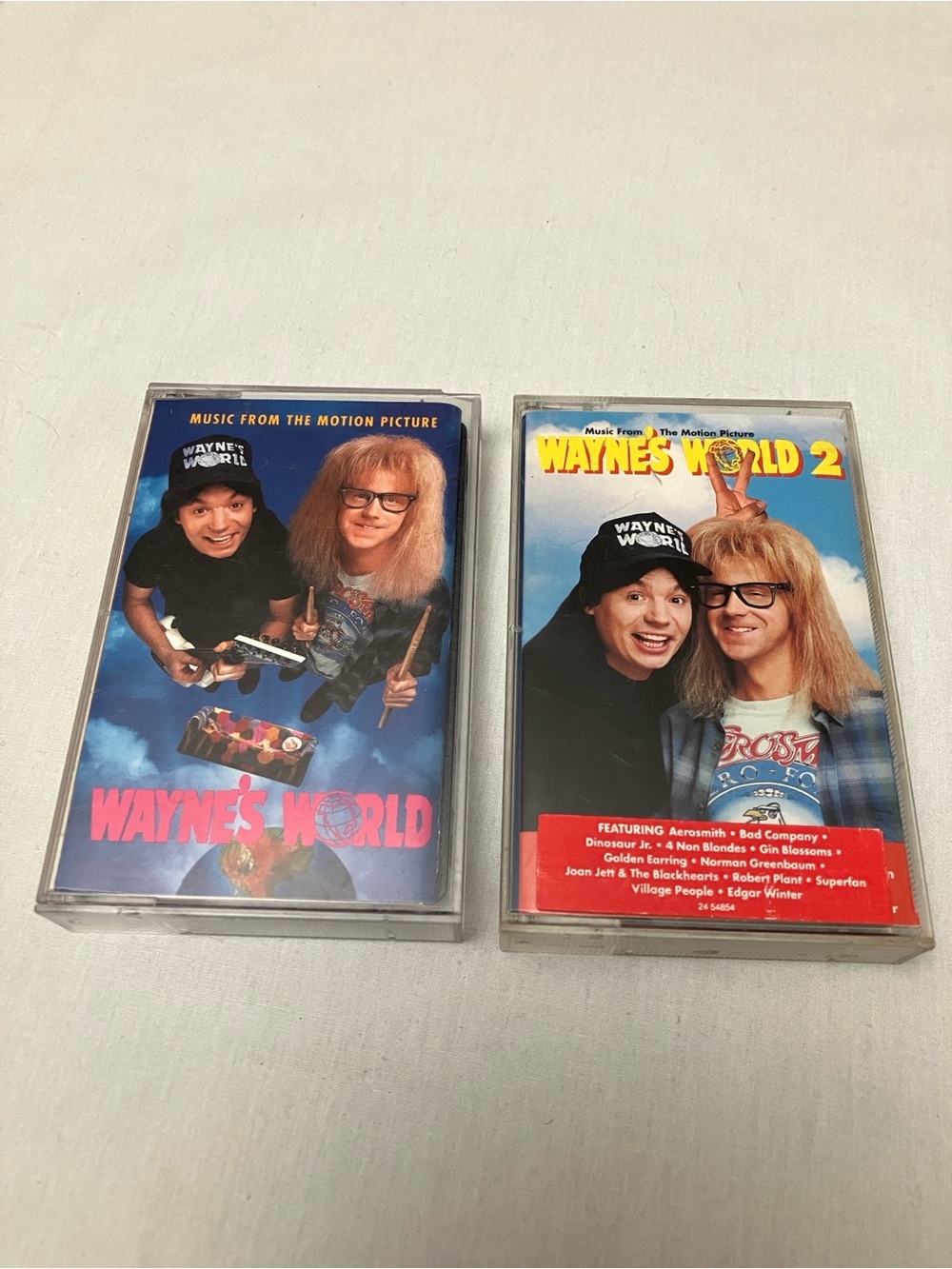 Wayne’s World 1 and 2 Motion Picture Soundtrack Cassette lot